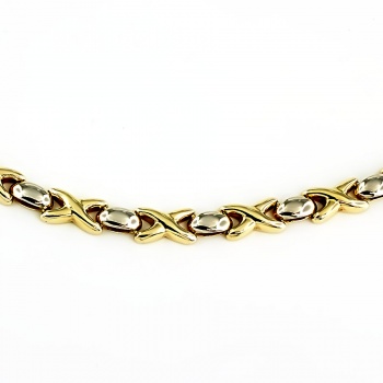 9ct gold 16.1g 17 inch neck collar